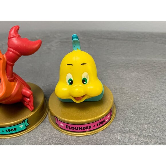 Disney Little Mermaid Ariel Sebastian Flounder 2002 McDonalds 100 Years Of Magic - Picture 2 of 11
